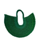 Green Curved Basket Tote