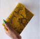 Mini Snake Wallet/Clutch Yellow